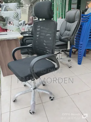 Elevating Office Headrest Chair