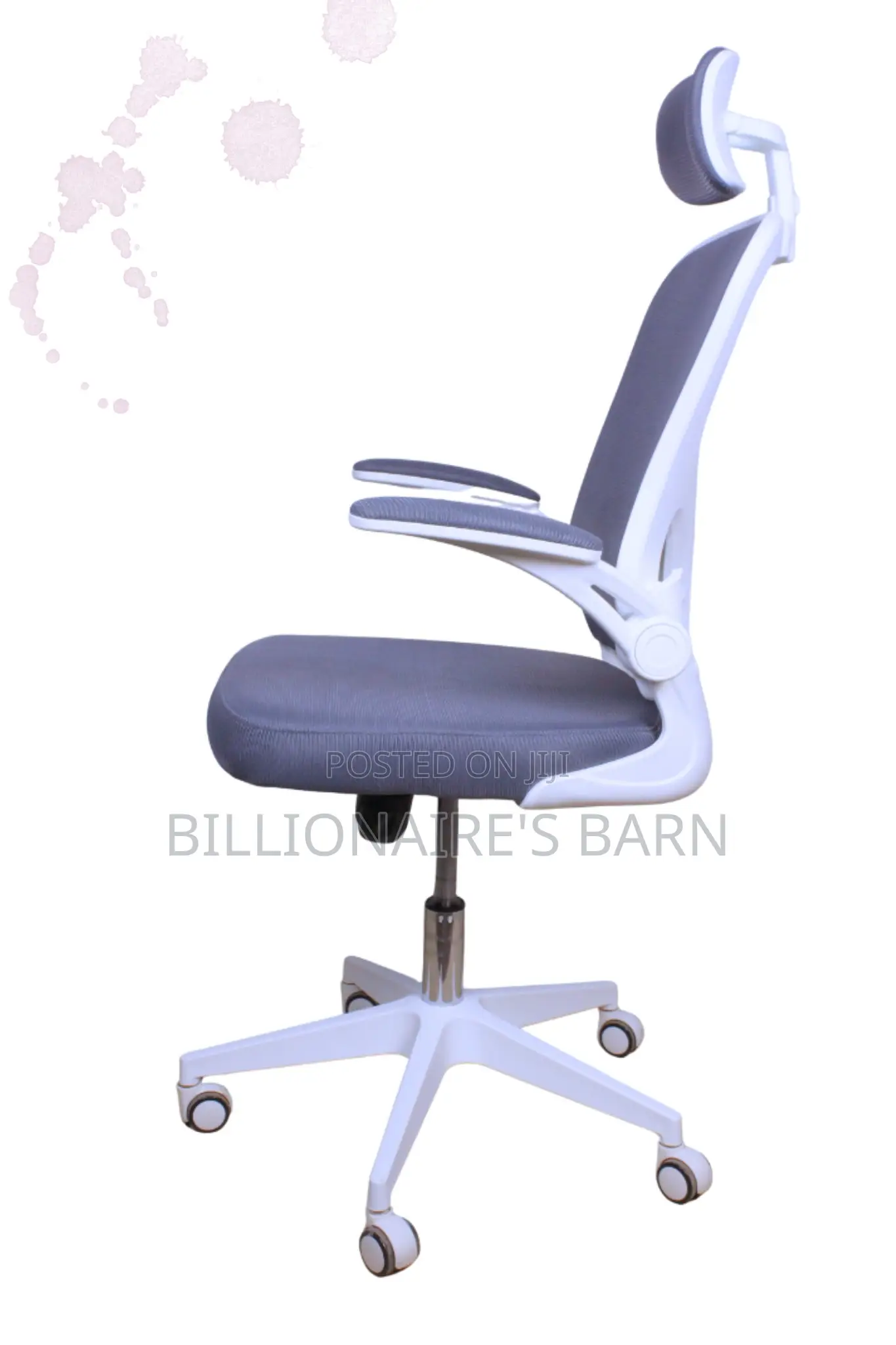 Office Chair Modern Mesh Seat With Flip Up Armrest