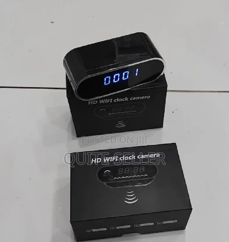Classic Hd Mini Clock Camera Secret Wifi Micro Cam Ir Night View