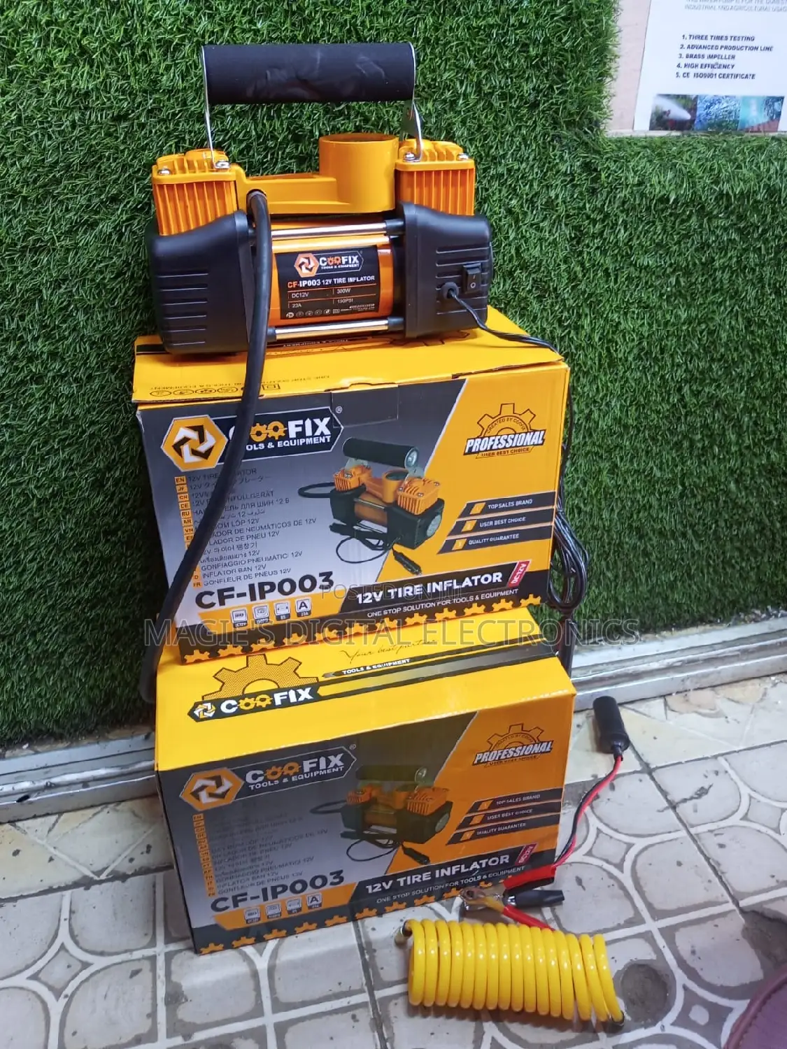 Highly Available 300w Coofix Tire Inflator Pump
