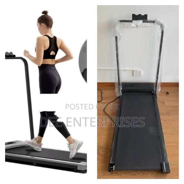 A 8-Speed Walking Pad/Treadmill With Foldable Handlebars