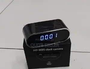 Smart Table Clock Night Vision Mini DVR App Remote 1080p Wifi Camera