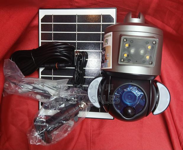 Human Induction Ubox Solar Powered Floodlight PTZ Camera - main view