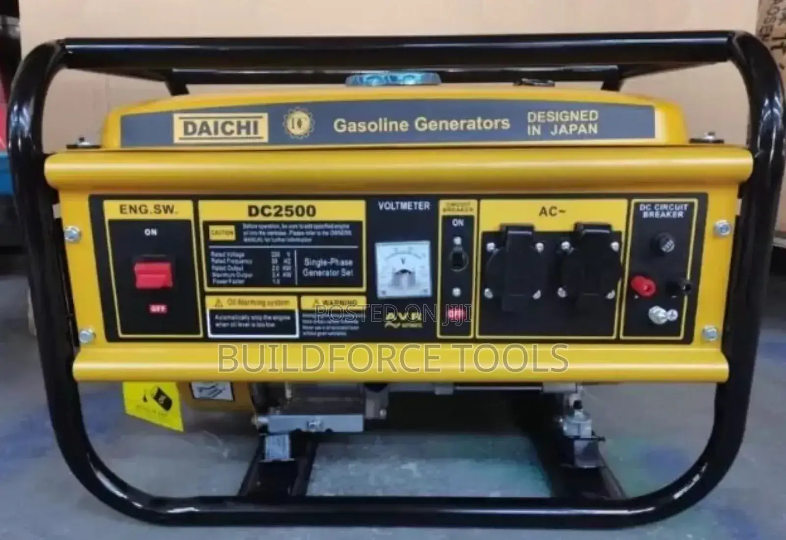 Daichi Dc2500 2.4kw Gasoline Manual Start Generator