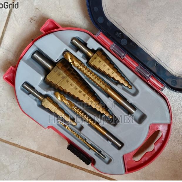 Long Metal Step Drill Bits - main view