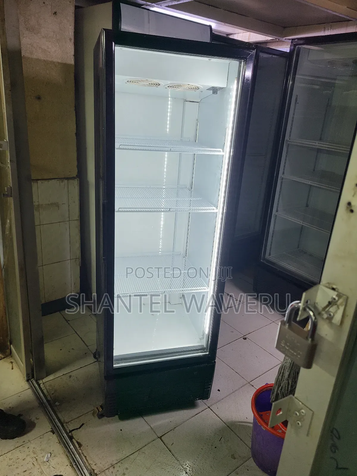 400litres Refrigerator Commercial Mirror Fridge