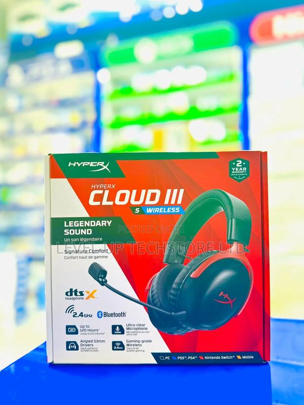 Hyperx Cloud Iii – Gaming Headset, Pc, Ps5, Xbox Series X|S, Black