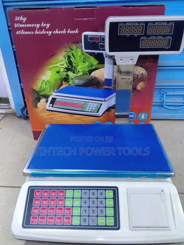 50 KGS Receipt Scale - main view