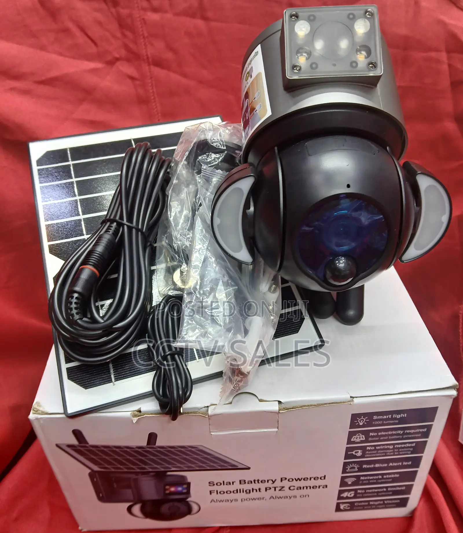 Solar Camera With in Built Battery PTZ Camera With Motion Tracking