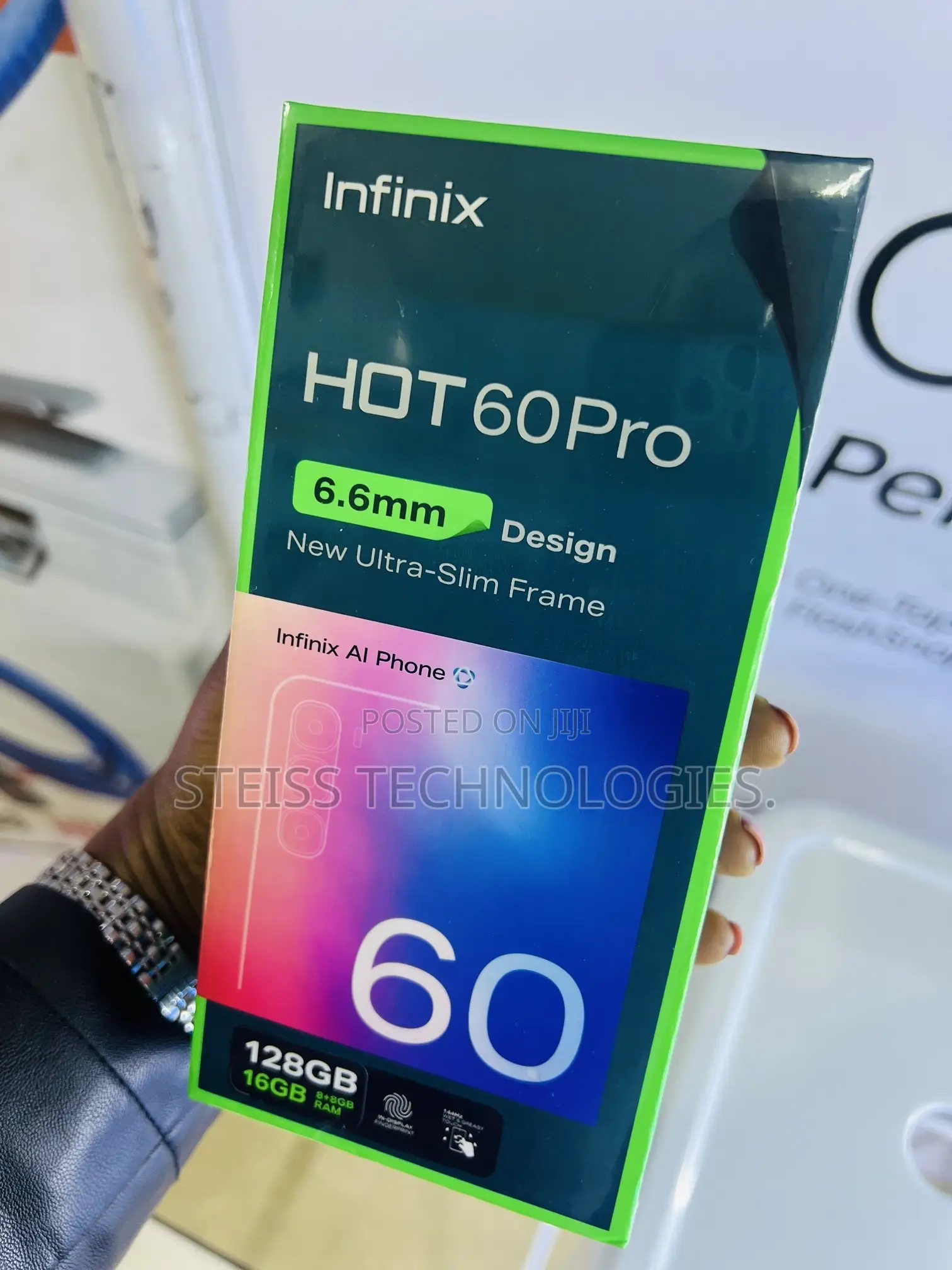 New Infinix Hot 60 128 GB Black