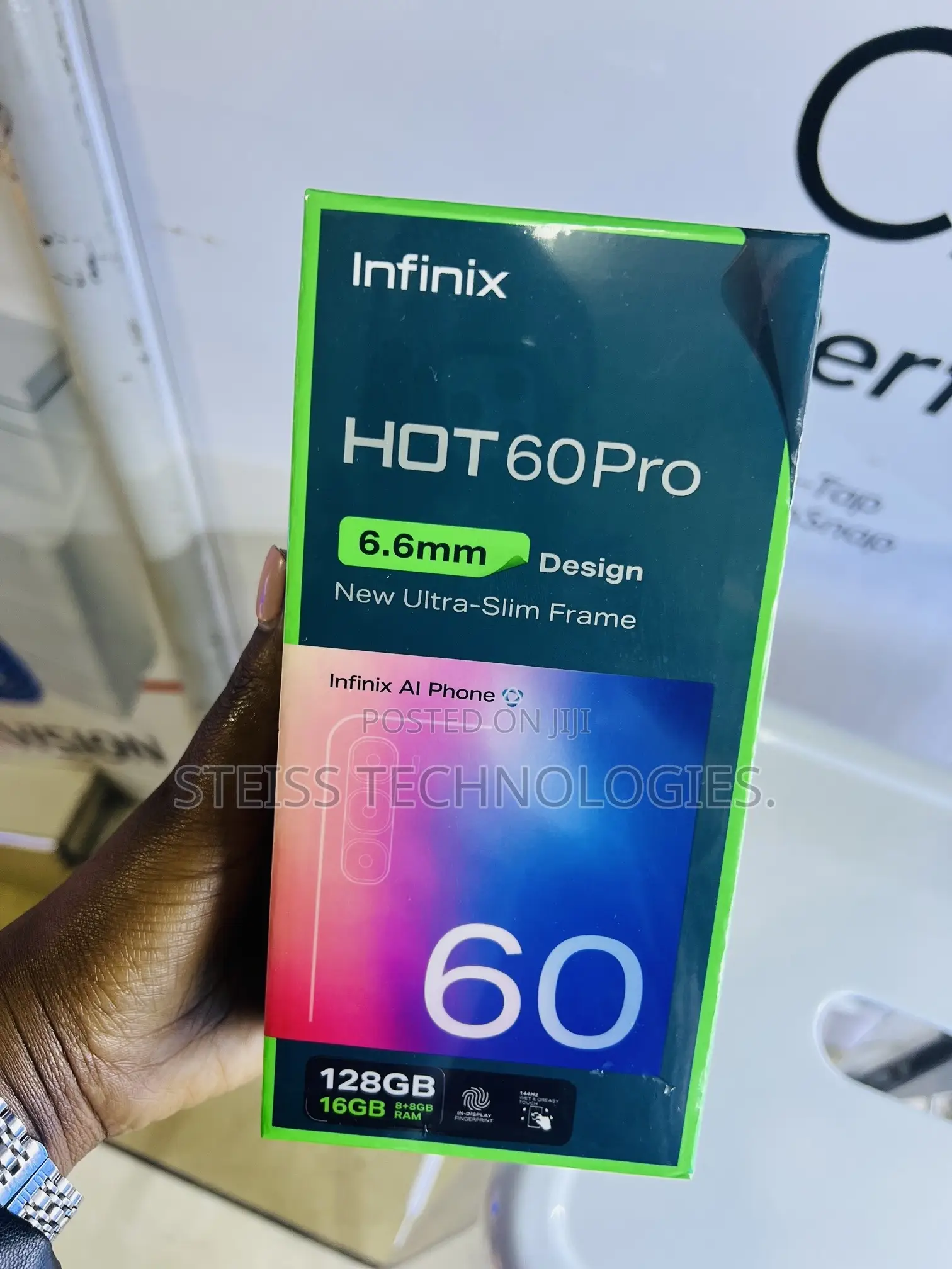 New Infinix Hot 60 128 GB Black