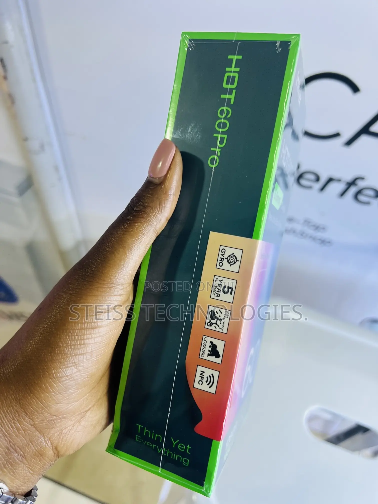 New Infinix Hot 60 128 GB Black