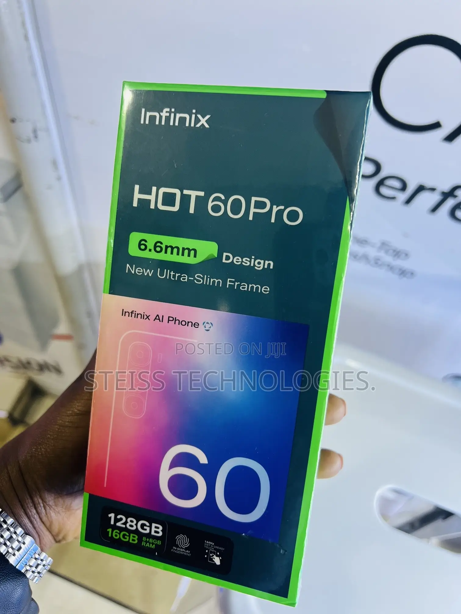 New Infinix Hot 60 128 GB Black
