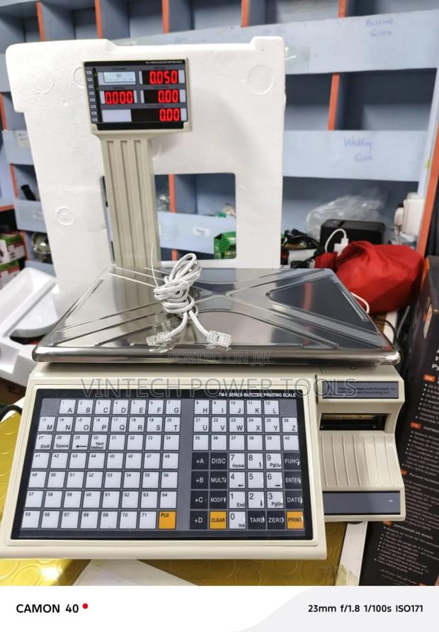 Barcode Computerized Scale - main view