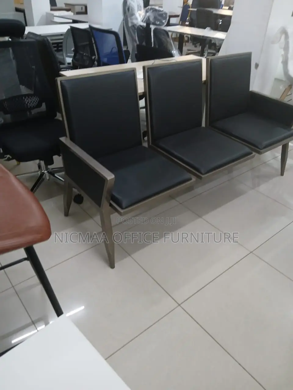 Heavy Guage Padded Waiting Bench