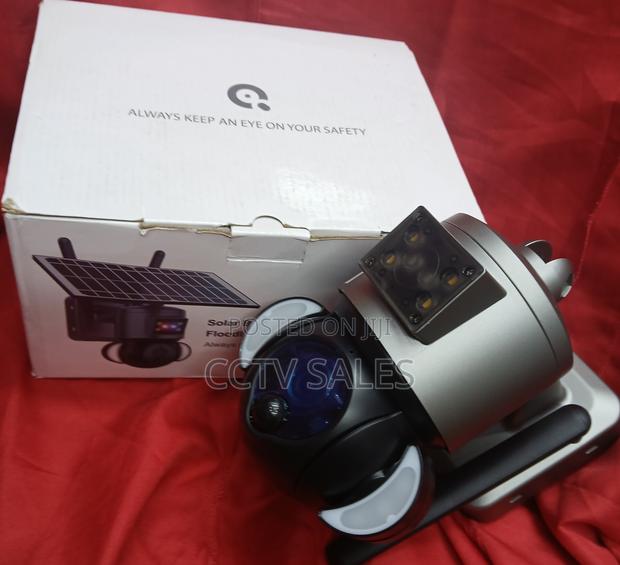 Motion Tracking Ubox Solar Battery Powered CCTV Camera With Audio