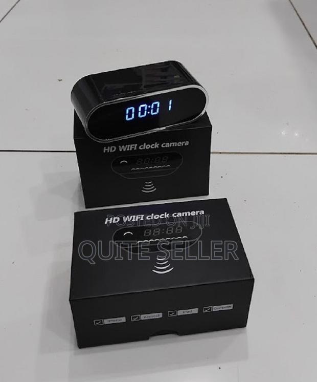 1080p Wifi Camera Wireless Table Clock Ir Night Vision