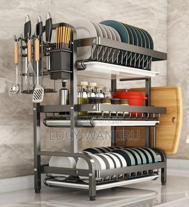 3 Tire High Quality Carbon Steel Dish Rack
