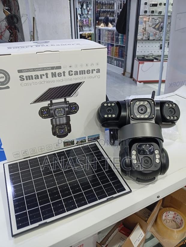 #V380 4g PTZ Tripple Lens Solar Camera