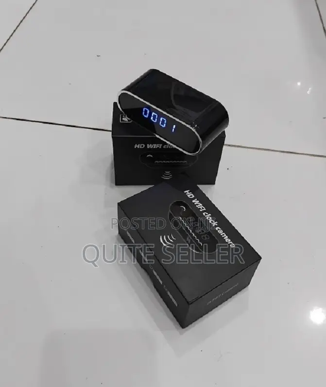 Smart Table Clock Wifi Camera Motionapplication: Indoor Use Only