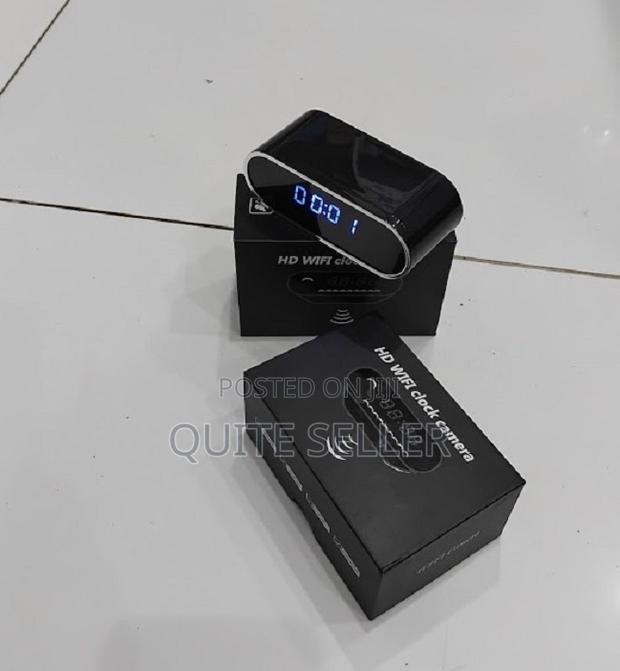 Wifi Clock Camera Hd 1080p Nanny Cam With Night Vision