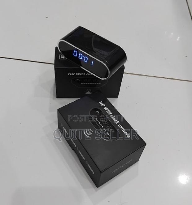 Wifi Table Clock Security Camera Video Recording Motion Detection