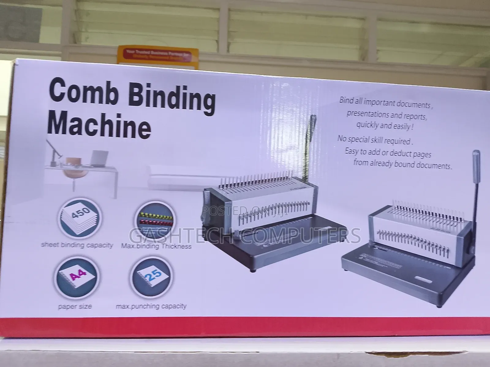 Heavy Duty Binding Machine Metallic Binder