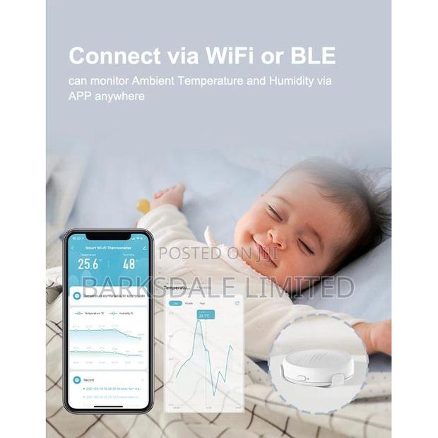 Wireless Wifi Smart Temperature Humidity Sensor Thermometer Hygrometer - thumbnail 2