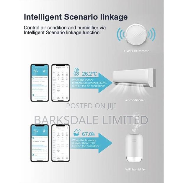 Wireless Wifi Smart Temperature Humidity Sensor Thermometer Hygrometer - thumbnail 4