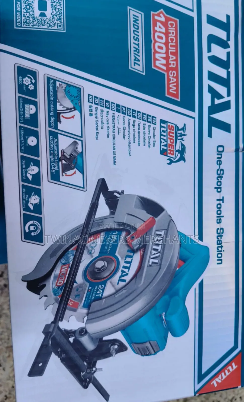 Circular Saw,1400w Total Circular Saw