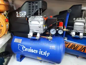 Air Compressor. 25 Litre Pressure Tank, 2.5 Hp