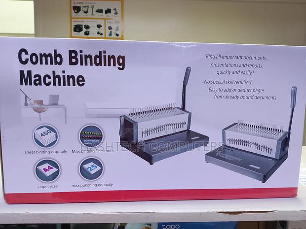 High Quality Combo Binding Machine Upto 25sheet - thumbnail 3