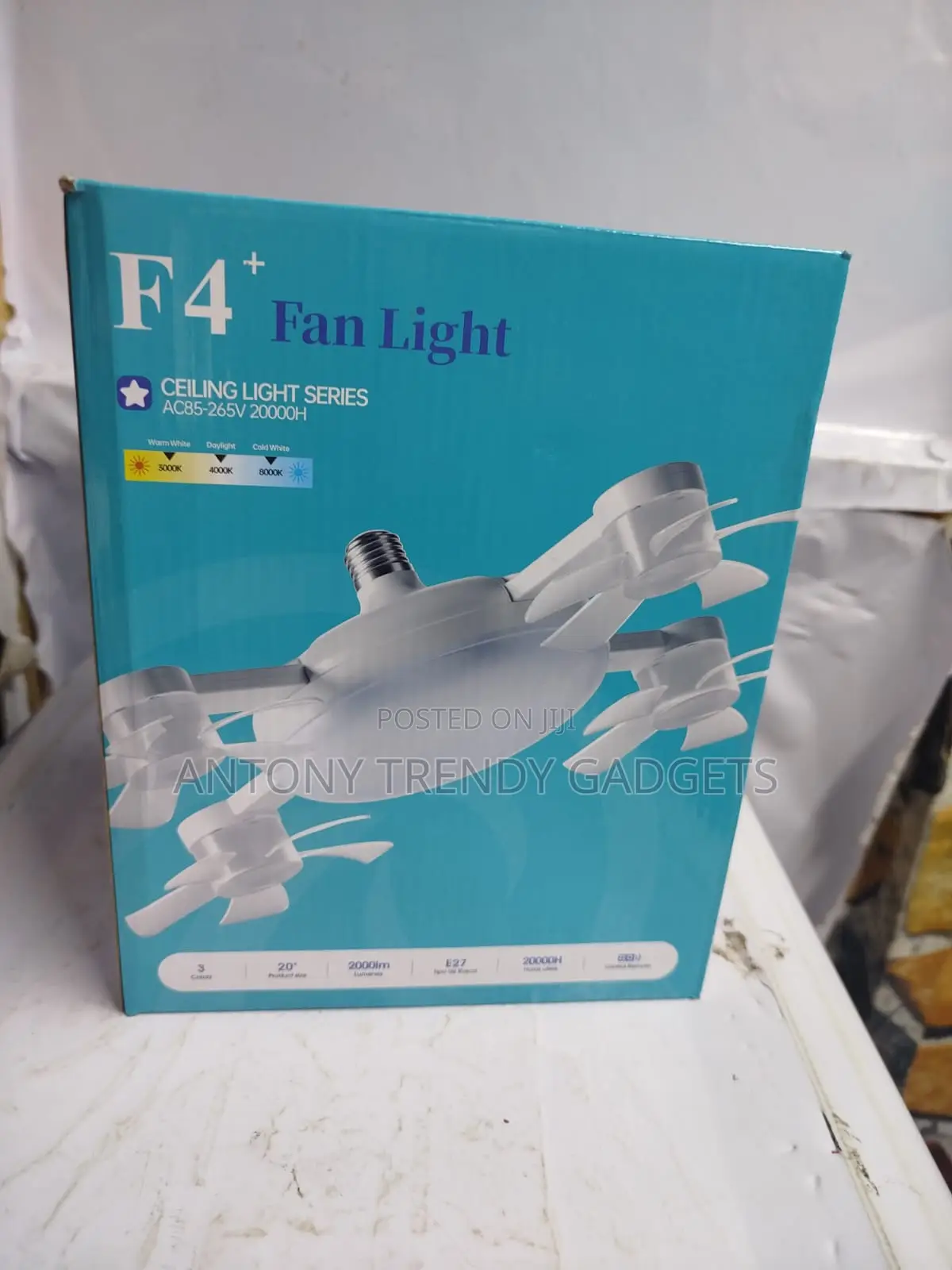 2-in-1 Led Fan Lamp – Living Room & Kitchen Light