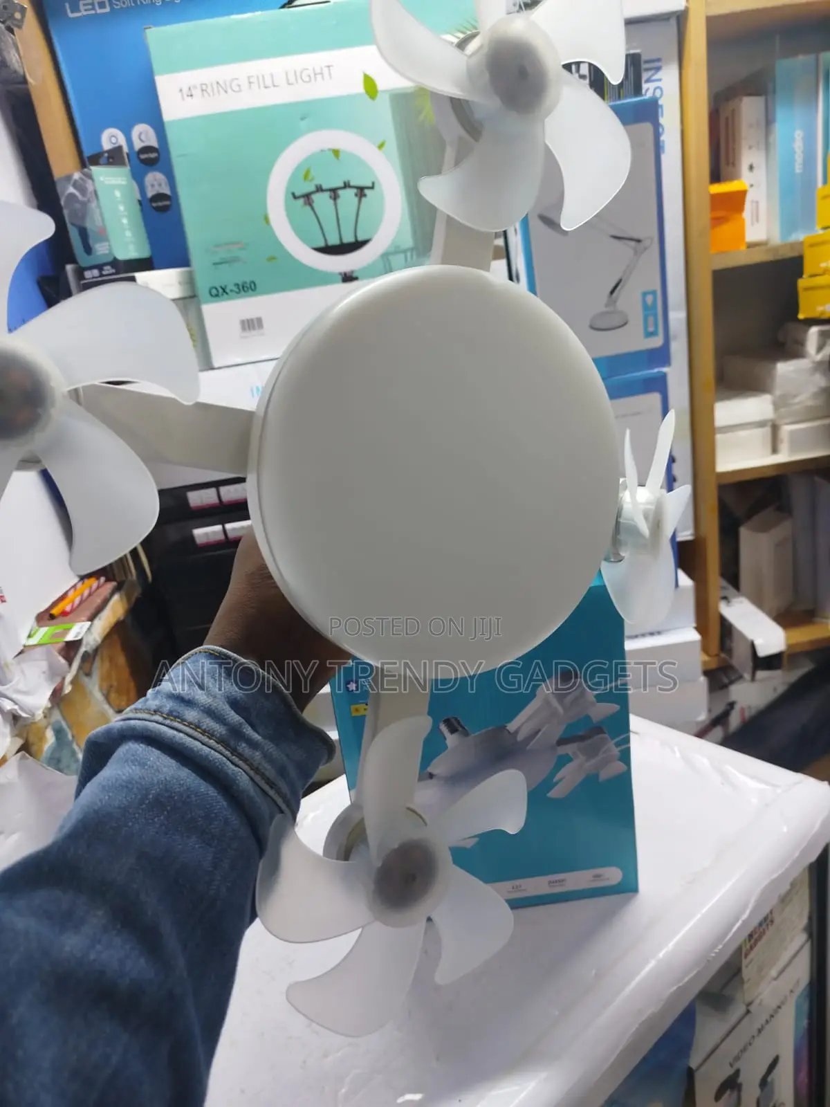 F4 Ceiling Fan Light With Remote Led Dimming
