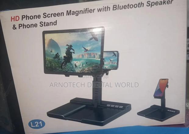 Bluetooth Speaker With 12" Adjustable Screen Magnifier - main view