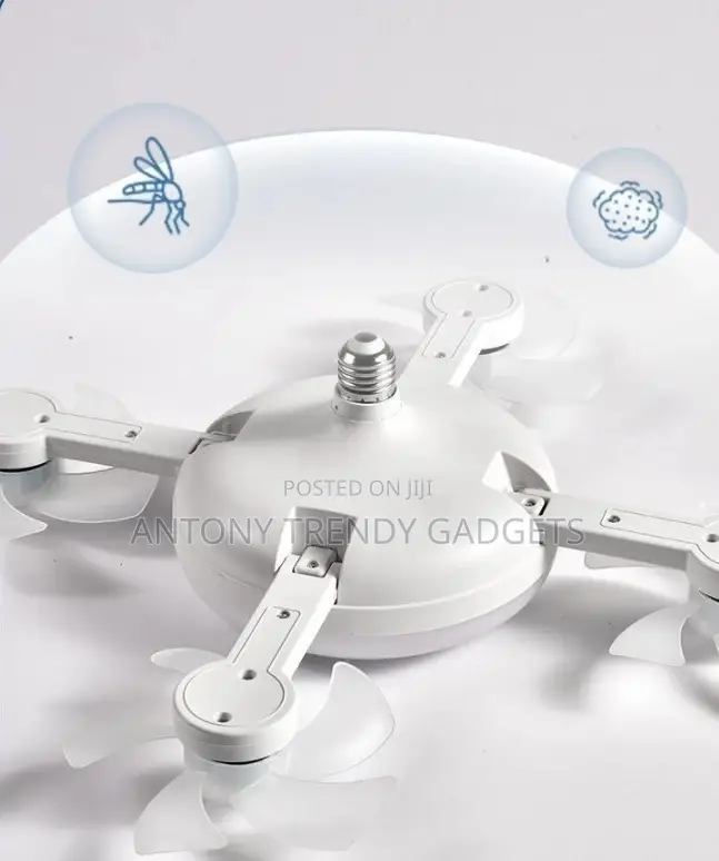 Modern E27 Fan Light With Remote Control