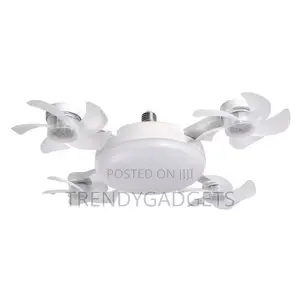 Silent Led Ceiling Fan Light – Energy Saving Dimmable