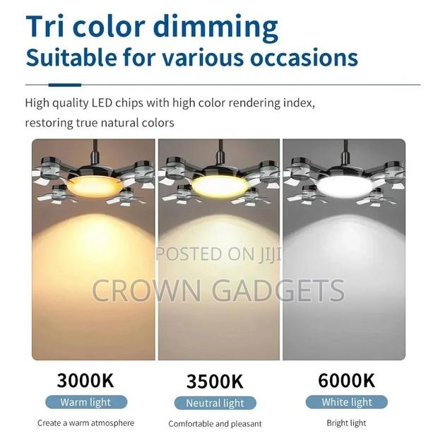 Dimmable Led Ceiling Fan – Silent, Energy Efficient - thumbnail 2