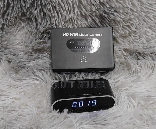 Hidden Camera Clock With Hd 1080p Wifi Spy Camera