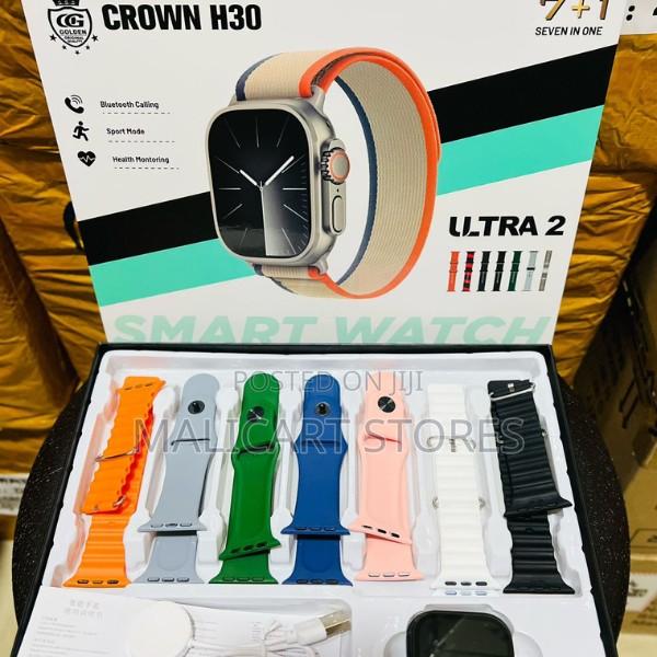 H30 Ultra 2 Smart Watch With 7 Different Strap - main view