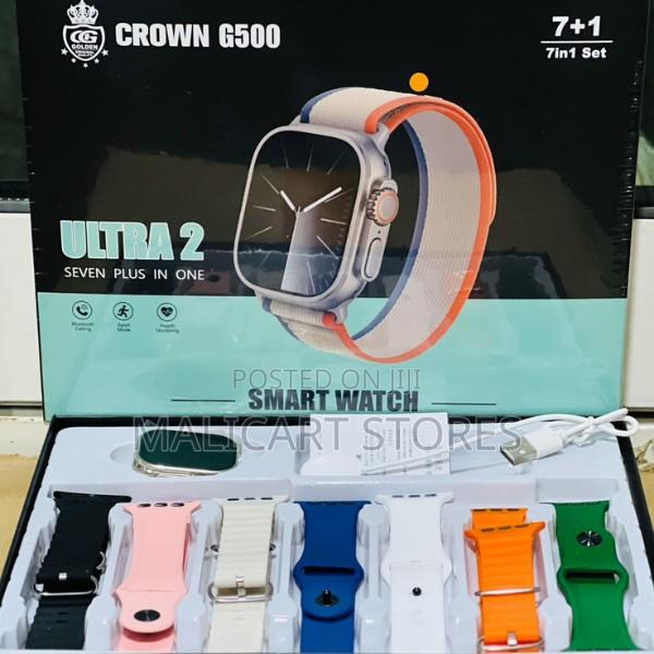 Crown G500 7 in 1 Ultra 2 Model Smart Watch With Charger
