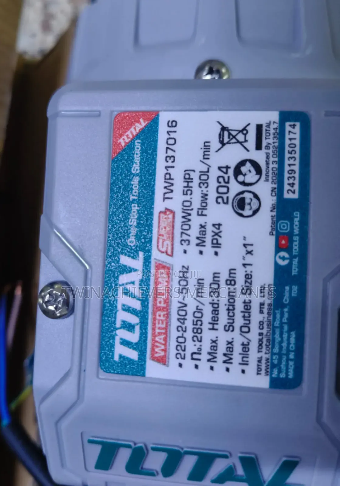 Quality 0.5hp Booster Pump(Total)