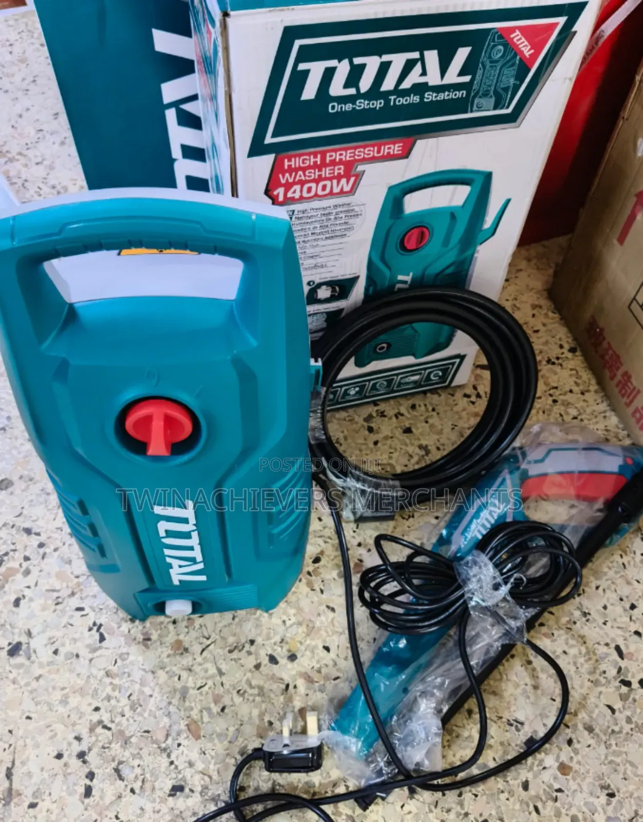 Total Electric High Pressure Car Washer 1400w