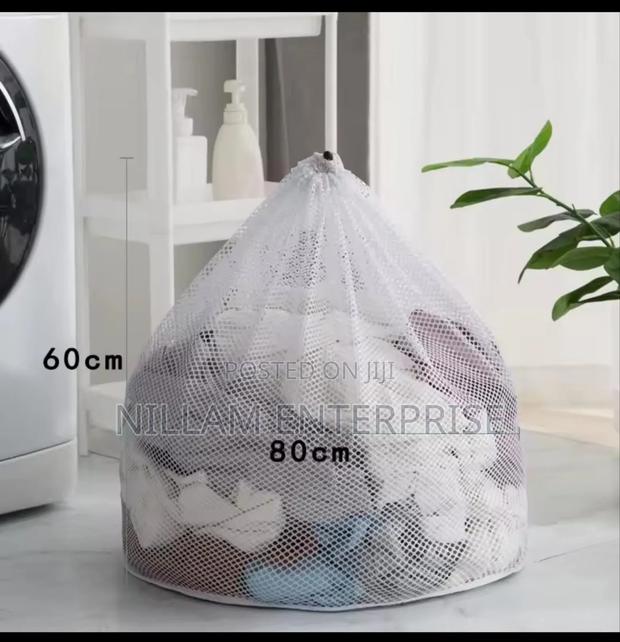Large Washing Laundry Bag Mesh Organizer - thumbnail 5