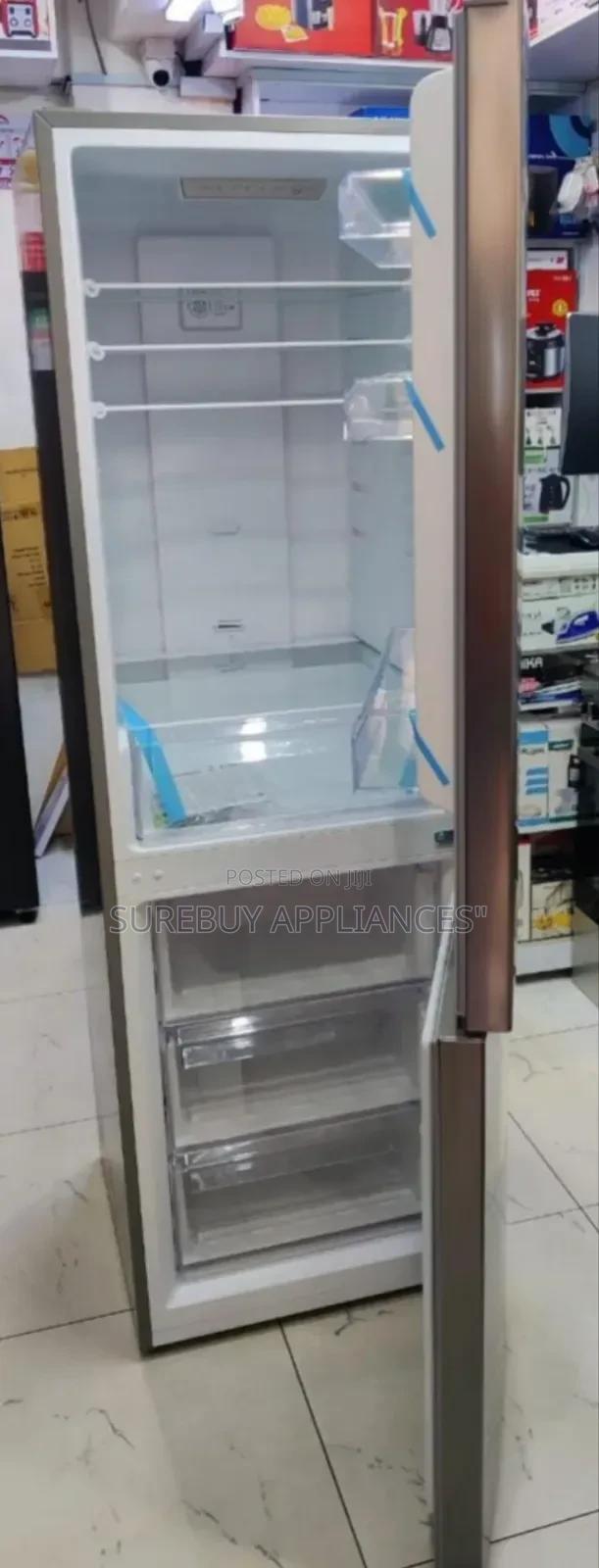 *Roch Fridge 330l Double Door Fridge No Frost Bottom Freezer New