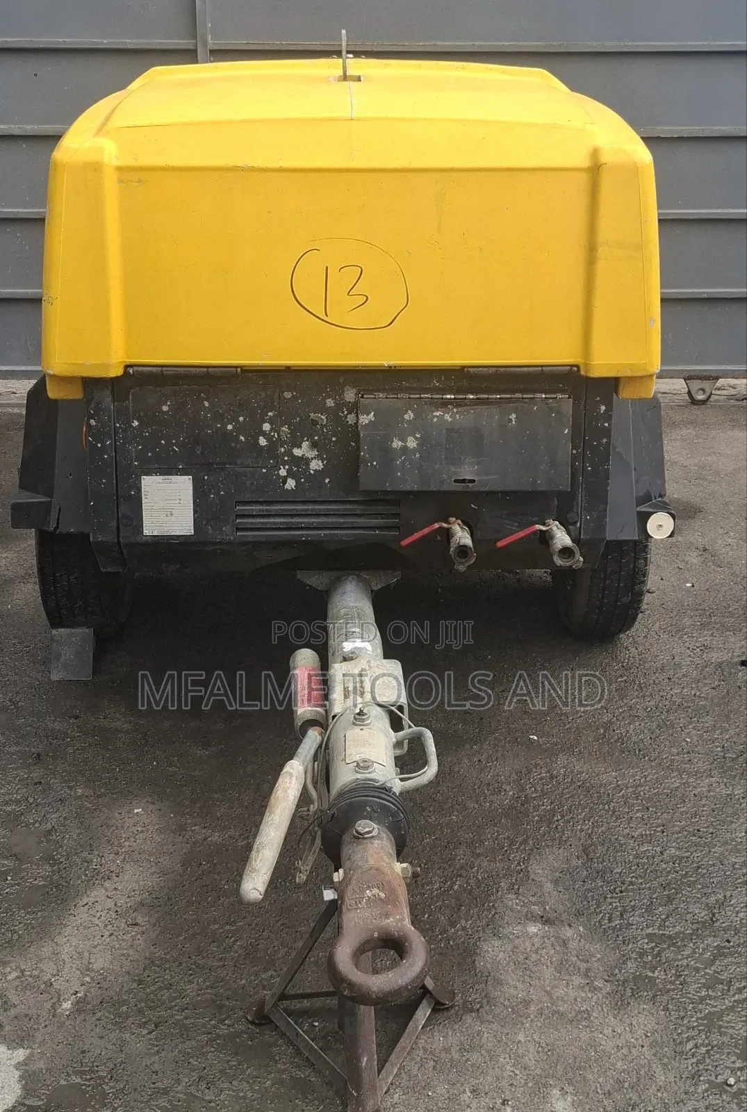 Compressor 2011 Doosan 741+ Yanmar 4 Cyl Diesel 140cfm Ex-Uk