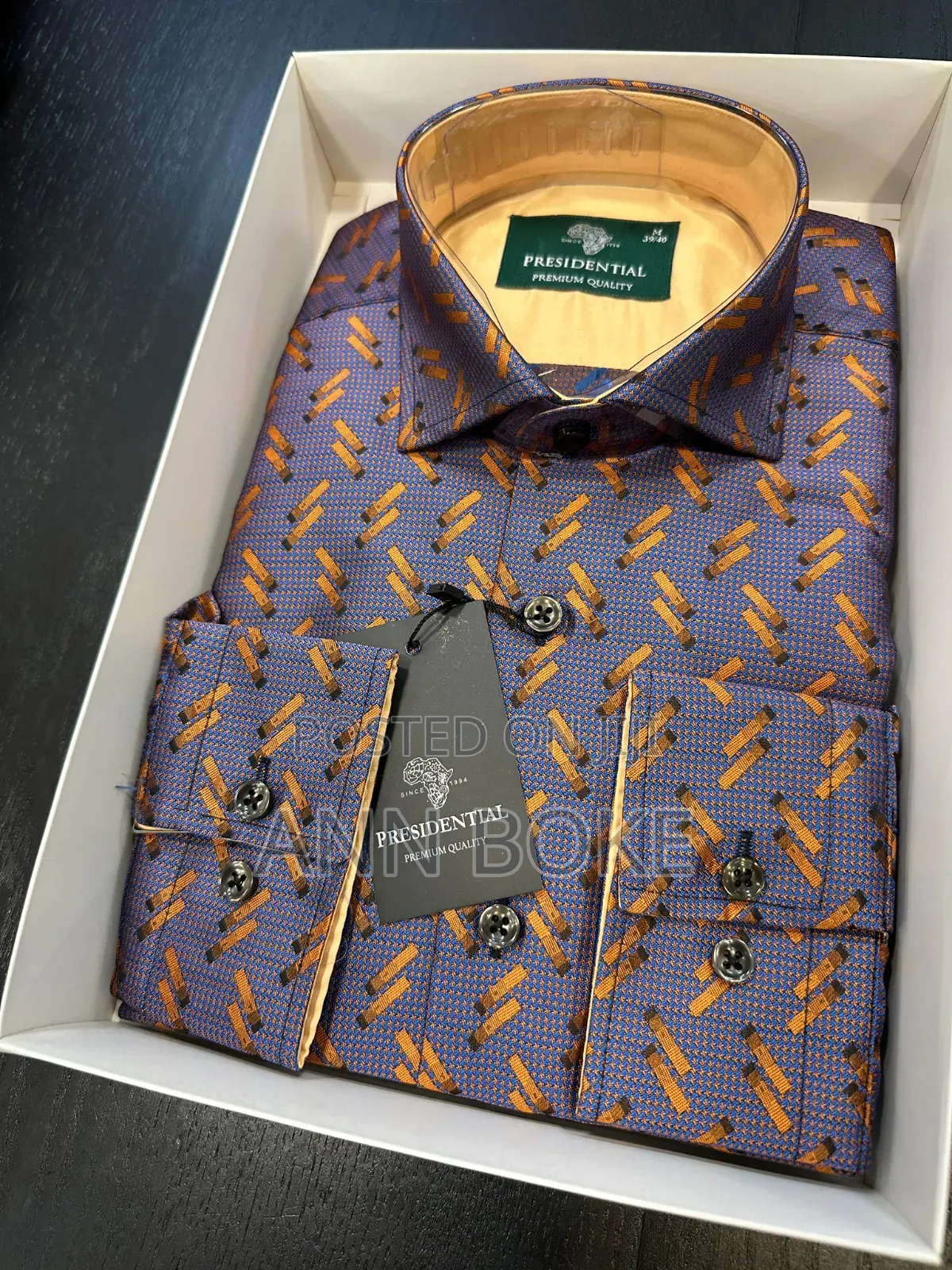 Executive Shirt. Size M-4xl.