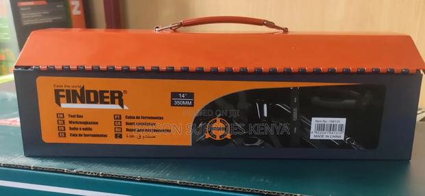 Metallic Toolbox Finder 14'' Metal Tool Box Lockable - thumbnail 4