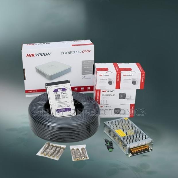 Easy Connection 4 Hikvision 1080p Full Hd CCTV Cameras Complete Kit - main view