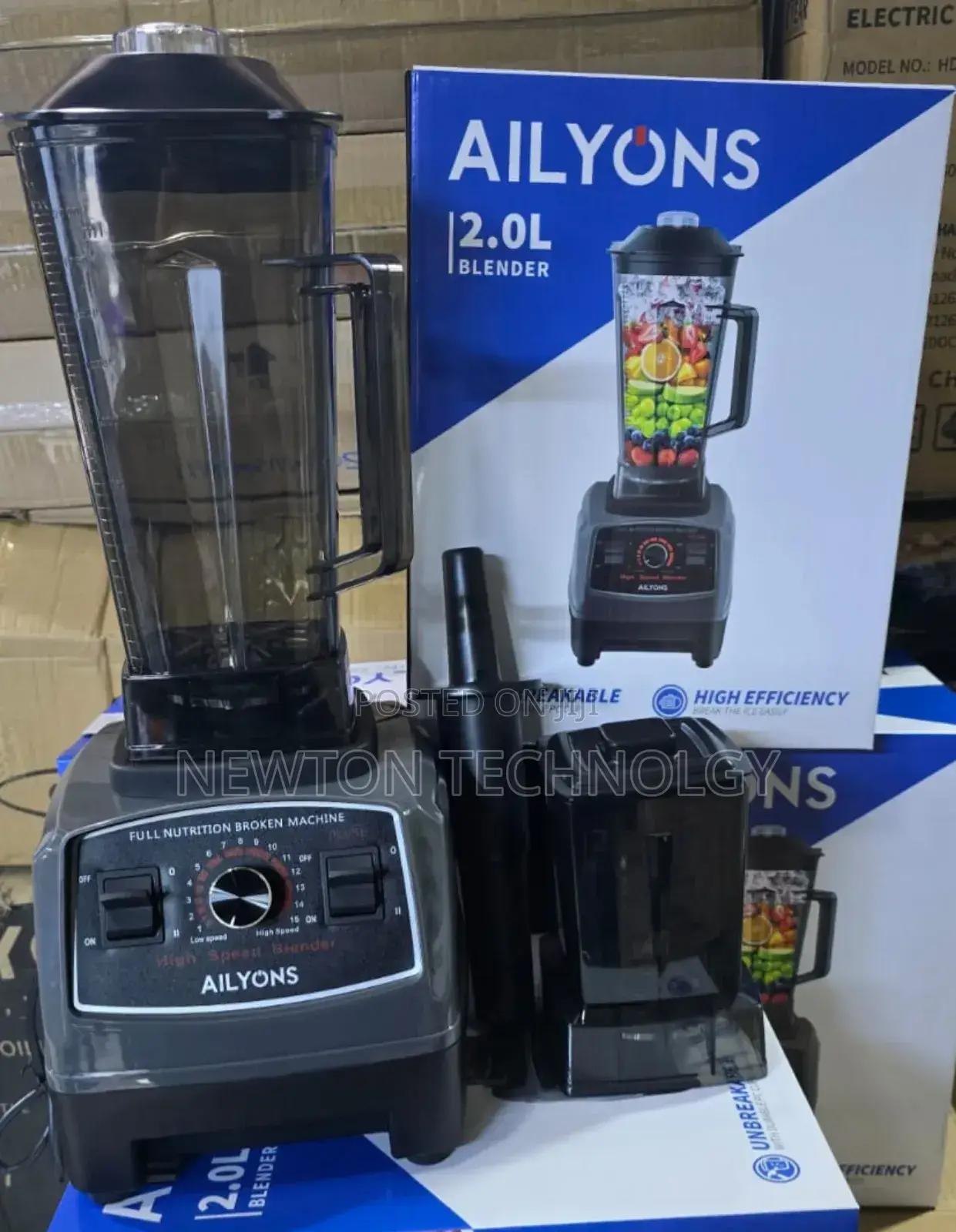 Ailyons 2 in 1 Commercial Blender